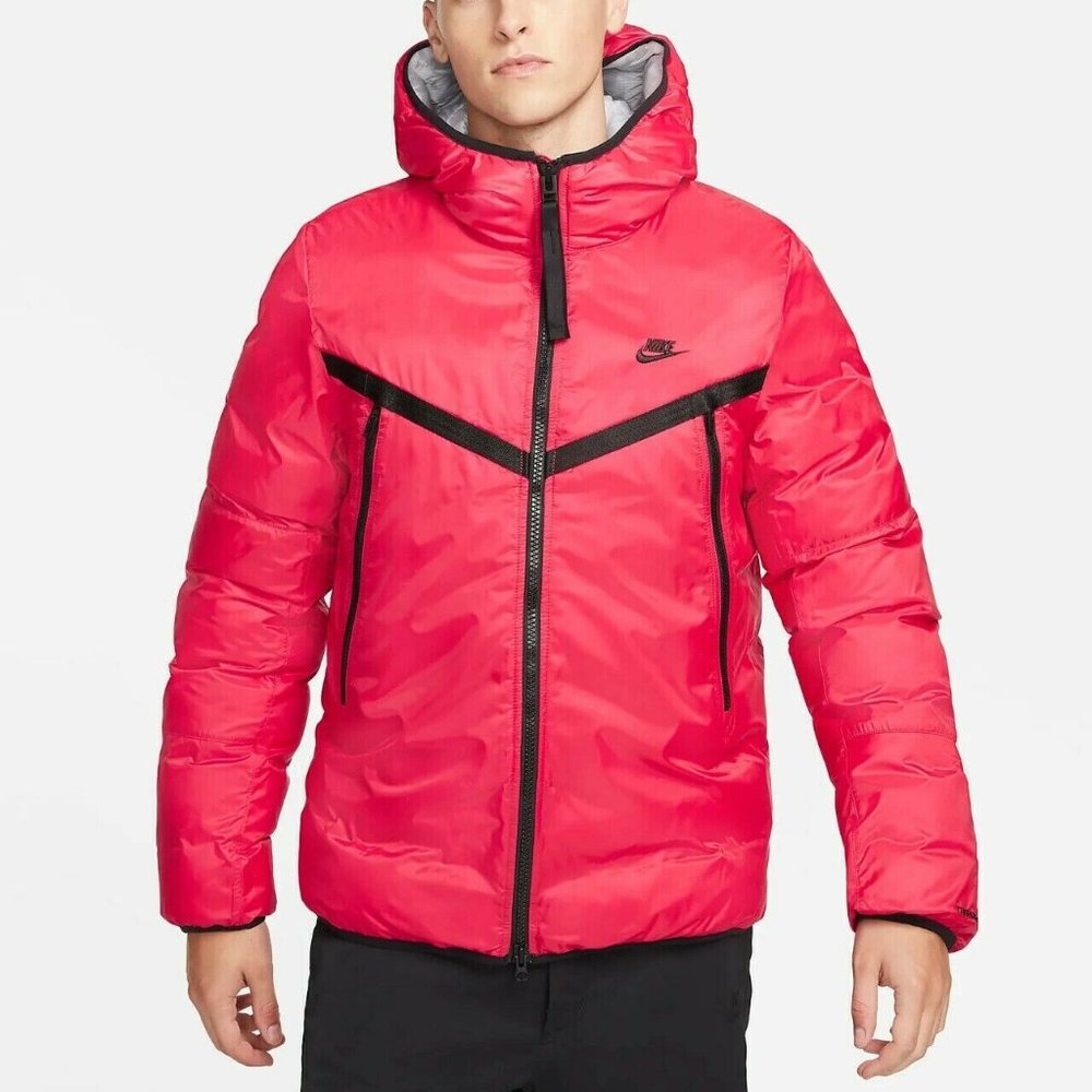 Men's Nike Sportswear Therma-FIT Hooded EcoDown Puffy Jacket M DD6944-643 $250